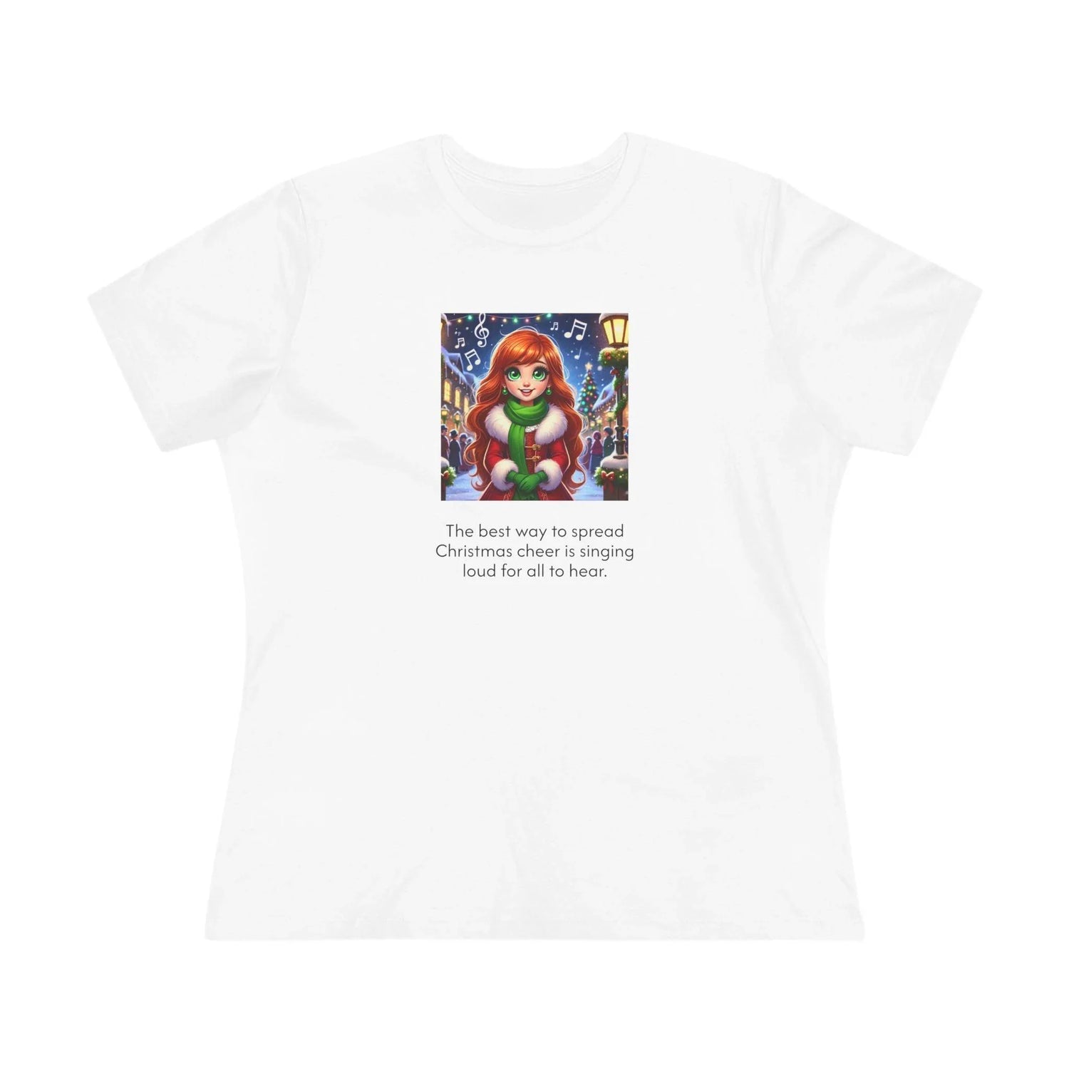 Caroler - Christmas Cheer - RH Girl - Women's Tee - Whippie's