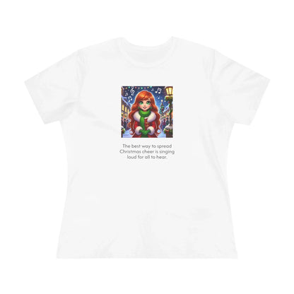 Caroler - Christmas Cheer - RH Girl - Women's Tee - Whippie's
