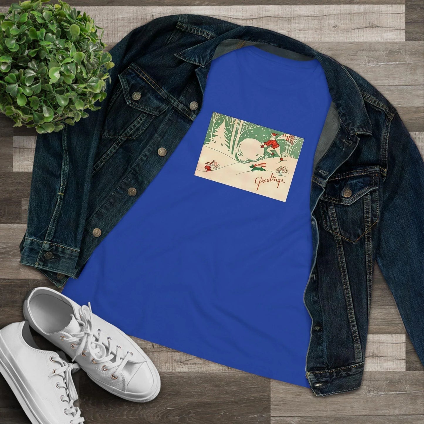 Greetings - Snow Fun - Women's Tee - Whippie's