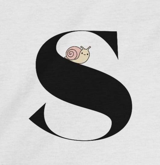 Alphabet Adventures: Letter S - Snail Youth T-Shirt - Whippie's