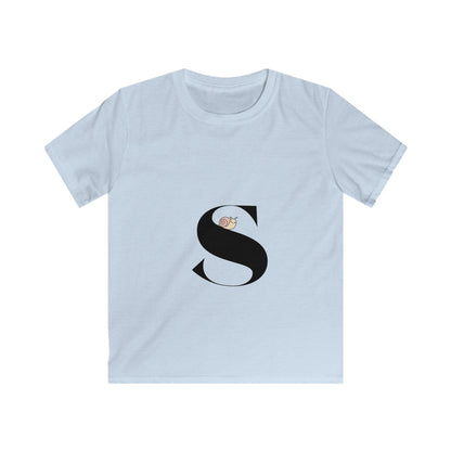 Alphabet Adventures: Letter S - Snail Youth T-Shirt - Whippie's