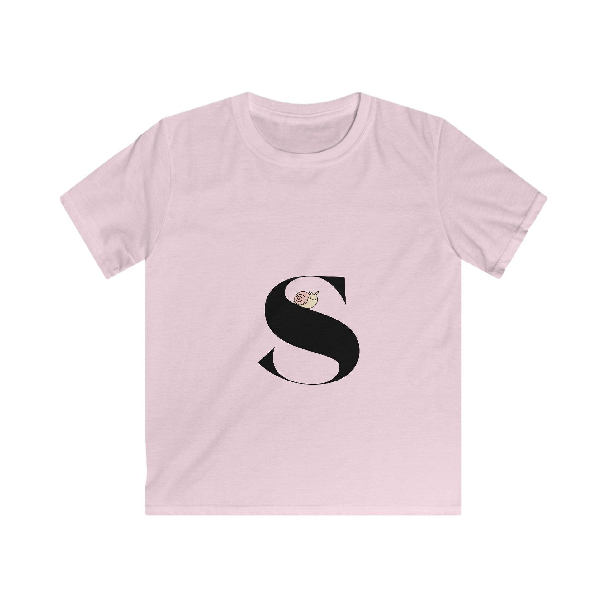 Alphabet Adventures: Letter S - Snail Youth T-Shirt - Whippie's