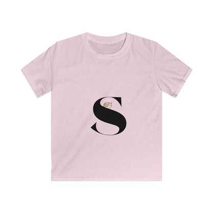Alphabet Adventures: Letter S - Snail Youth T-Shirt - Whippie's