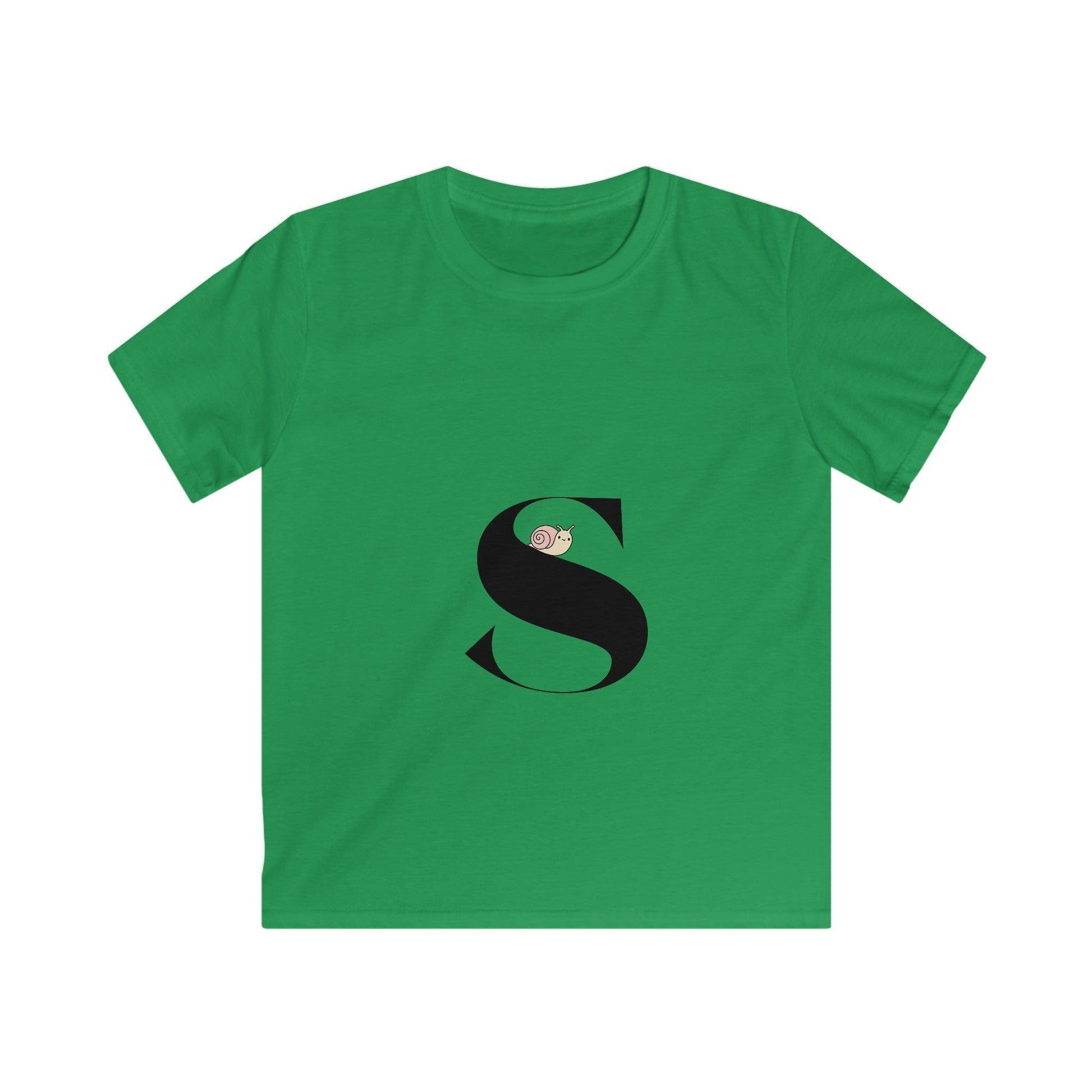 Alphabet Adventures: Letter S - Snail Youth T-Shirt - Whippie's