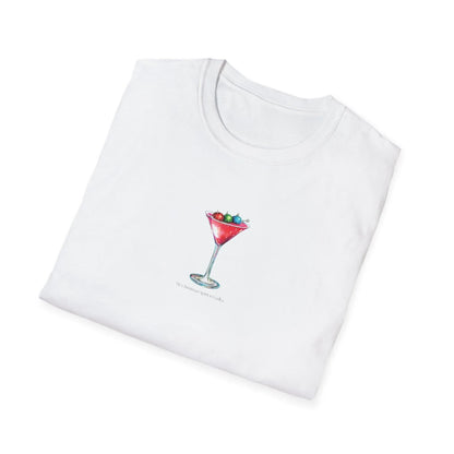 My Christmas Spirit is Vodka 🍸🎄 - Unisex Softstyle T-shirt - Whippie's
