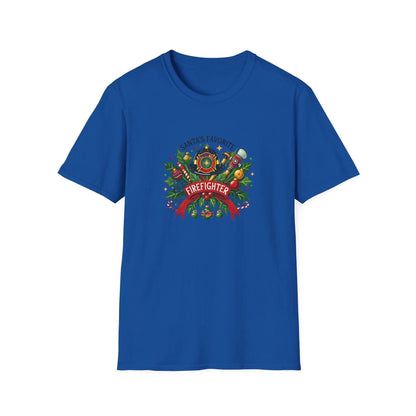 Santa's Favorite Firefighter Unisex Tee 🔥🎅 - Whippie's