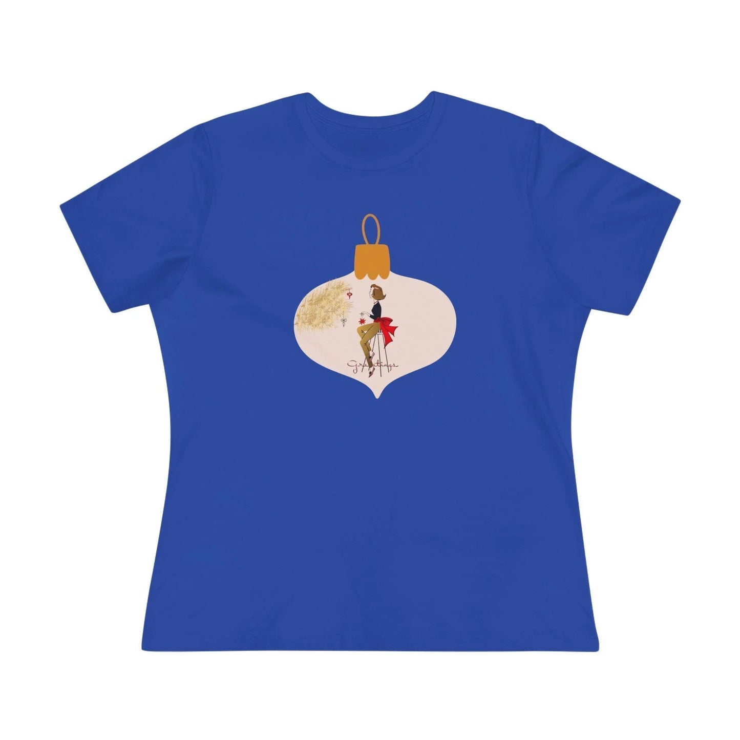 Retro Tree Decorating - Women's Tee - Whippie's