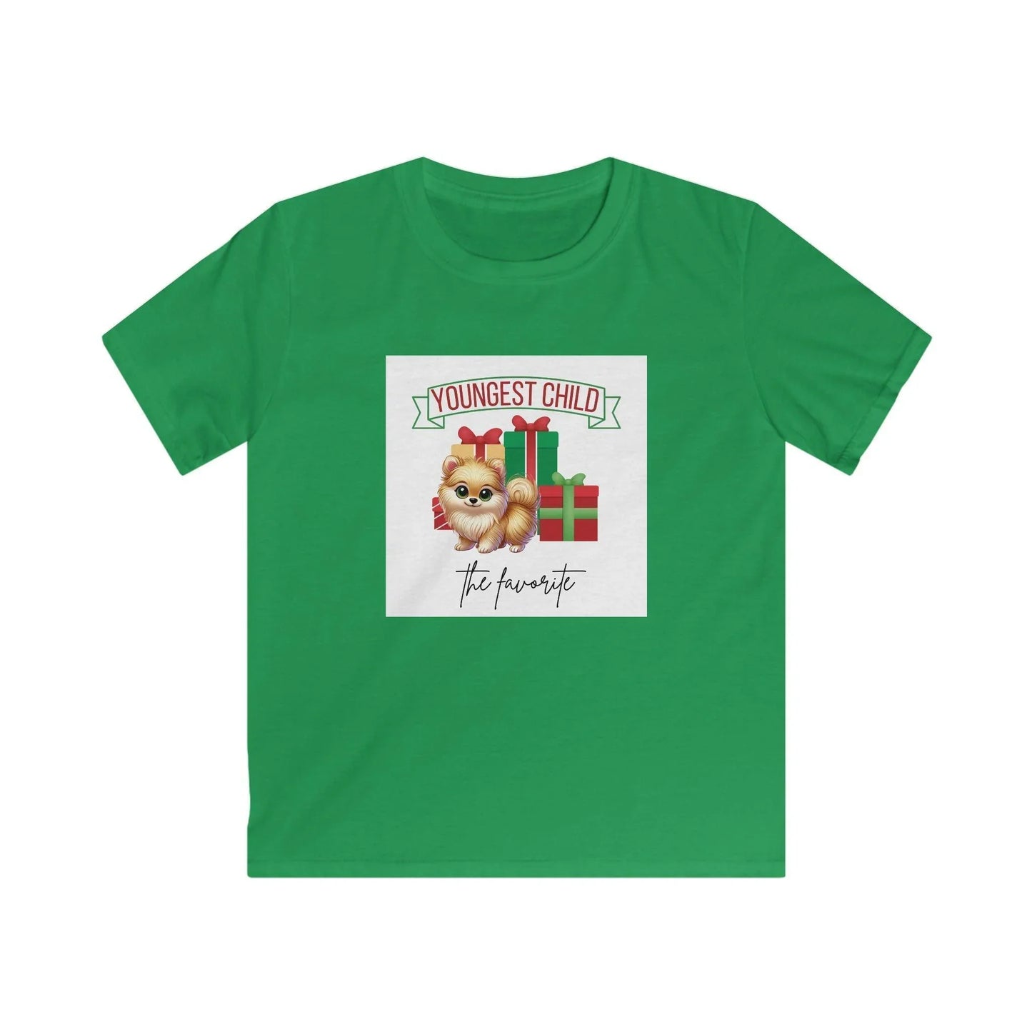Youngest Child, The Favorite 🎁🐶 Pomeranian - Kids' Tee! 🎁👑 - Whippie's