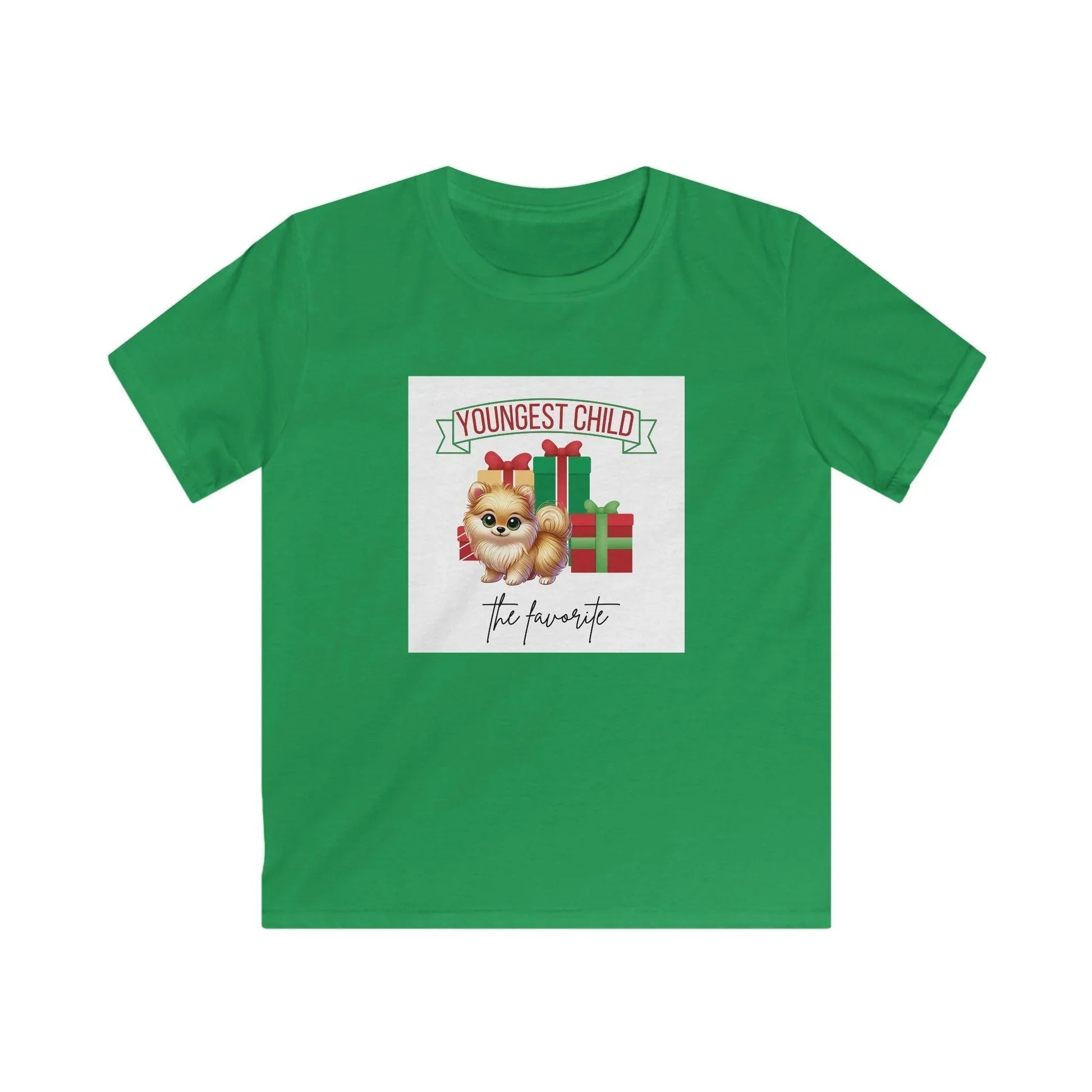 Youngest Child, The Favorite 🎁🐶 Pomeranian - Kids' Tee! 🎁👑 - Whippie's