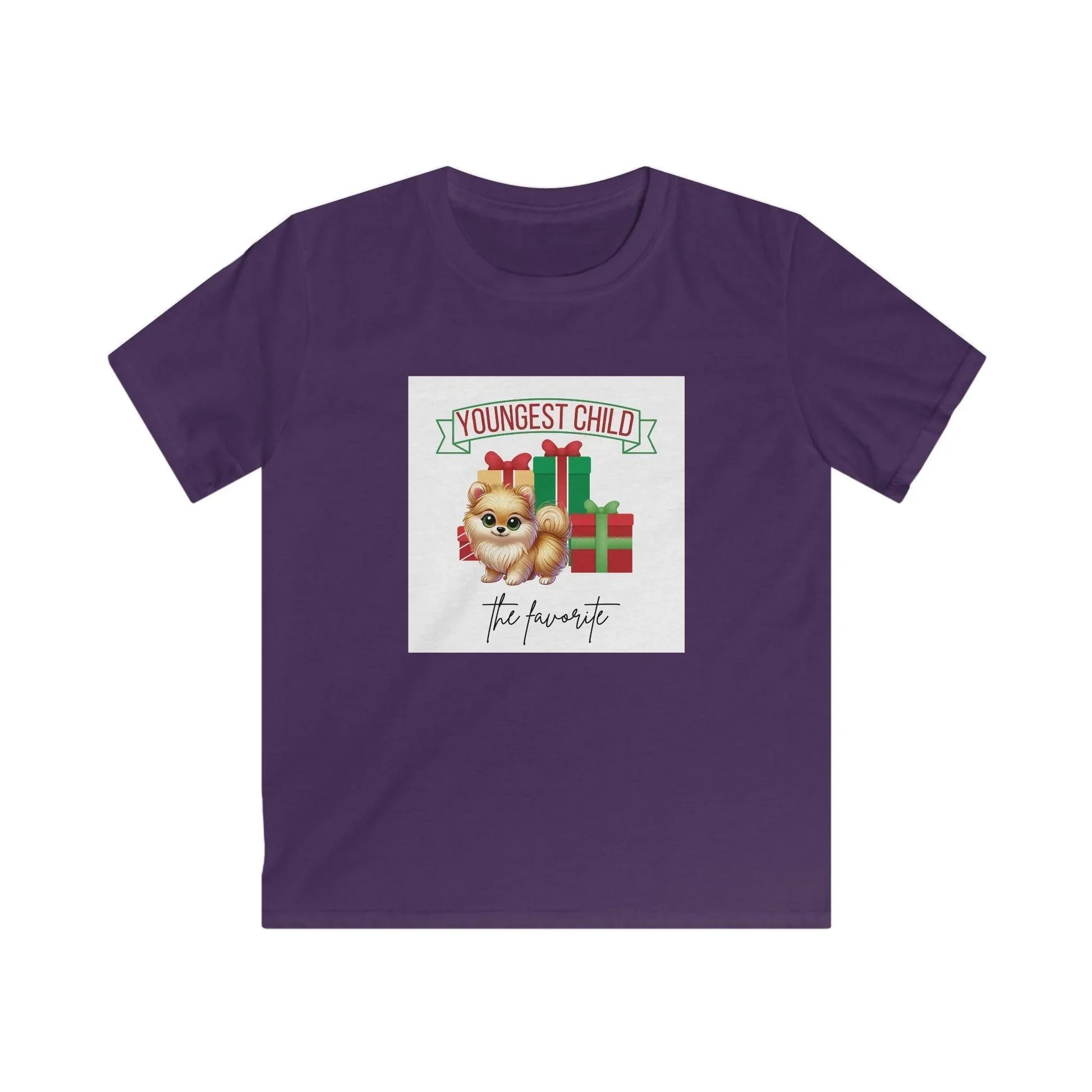 Youngest Child, The Favorite 🎁🐶 Pomeranian - Kids' Tee! 🎁👑 - Whippie's