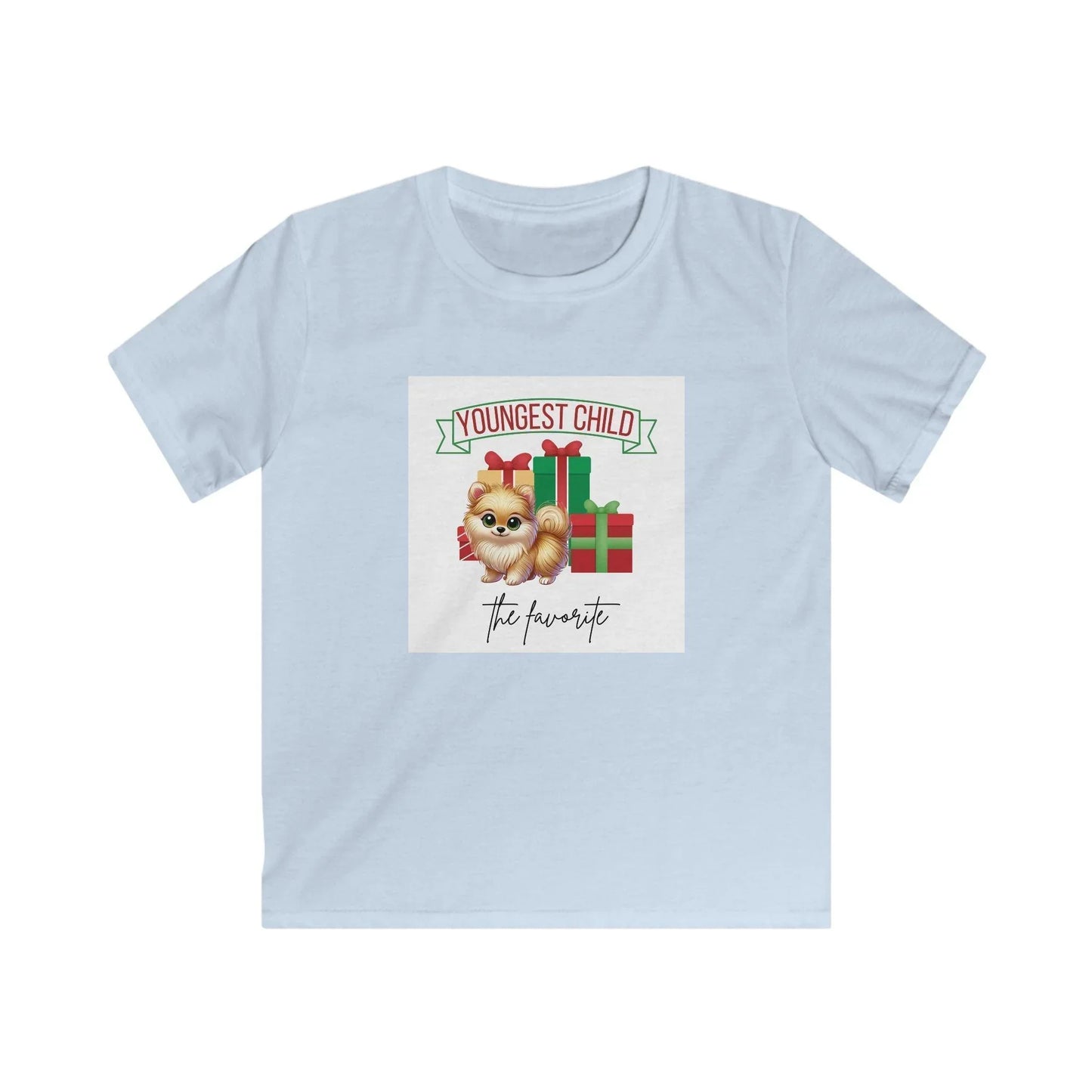 Youngest Child, The Favorite 🎁🐶 Pomeranian - Kids' Tee! 🎁👑 - Whippie's