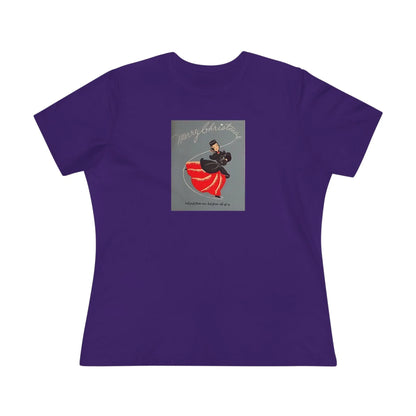 Ice Skating - Merry Christmas - Women's Softstyle Tee - Whippie's