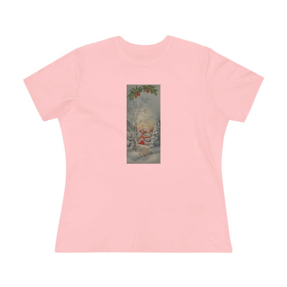 Glittery Winter Village Tee - Sparkle This Season! ✨🎄 Women's Softstyle Tee - Whippie's