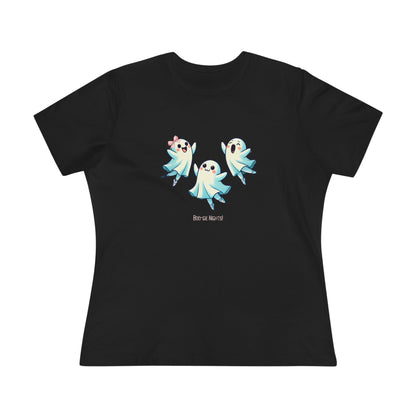 Halloween Dance Shirt for Women | Boo-gie Nights Ghost Ballerina Tee