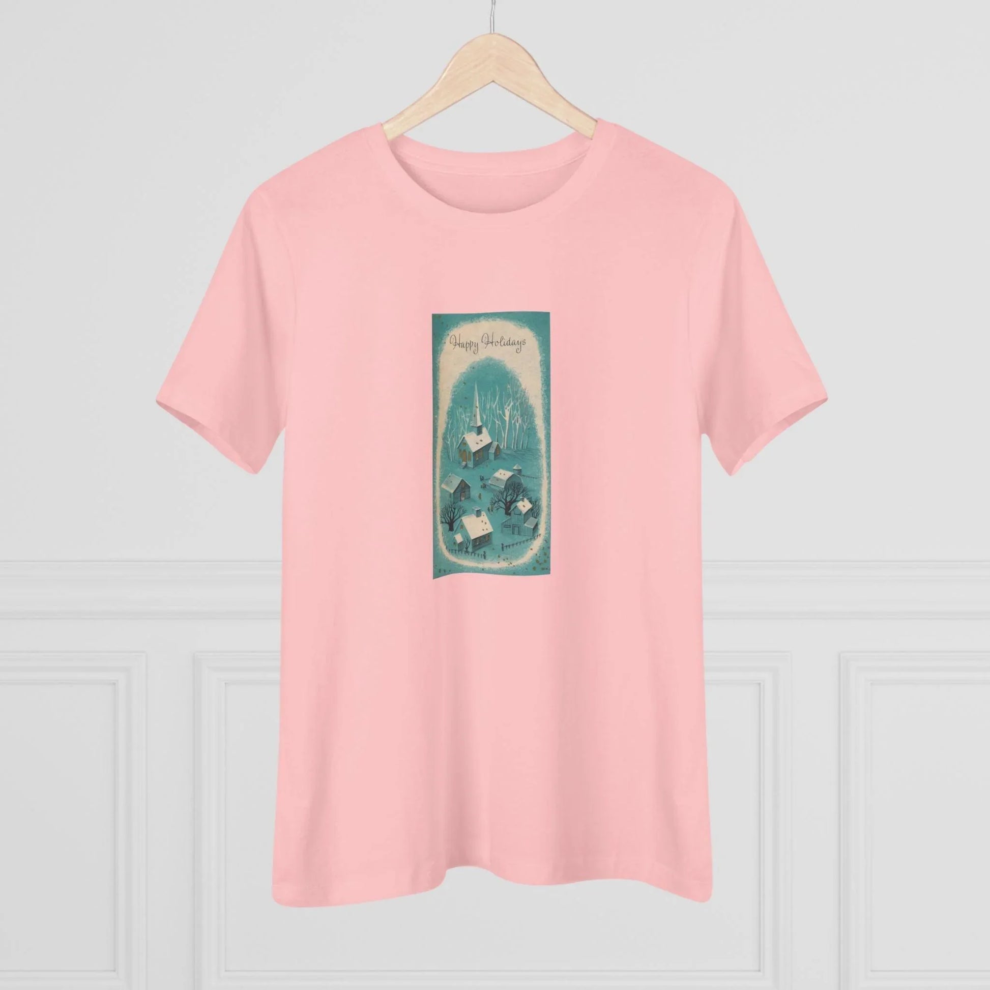 Happy Holidays - Vintage Village - Women's Tee - Whippie's
