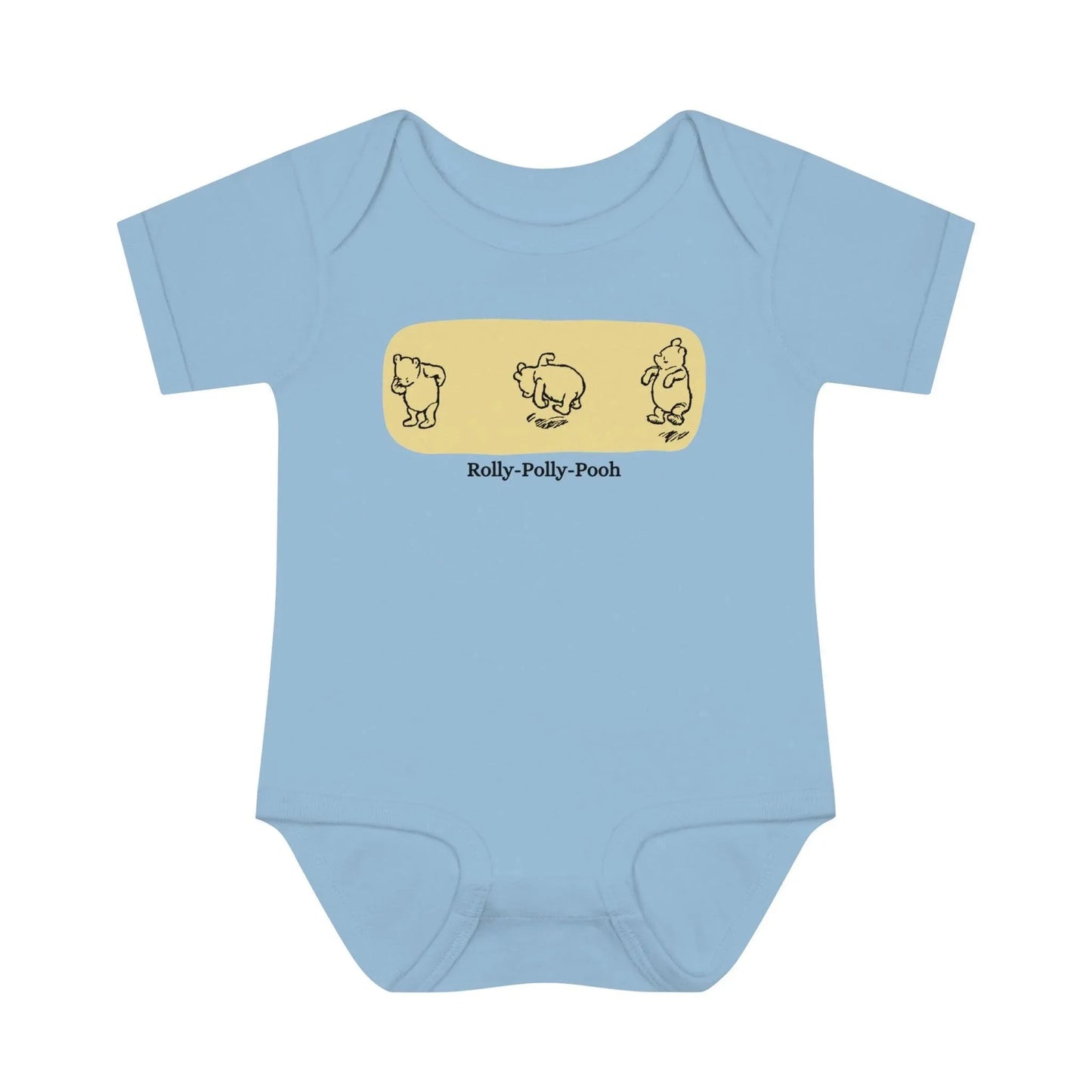 🧸 Rolly-Polly Pooh Onesie 🍯 Unisex Onesie ✨ A classic tale for a cuddly baby! - Whippie's