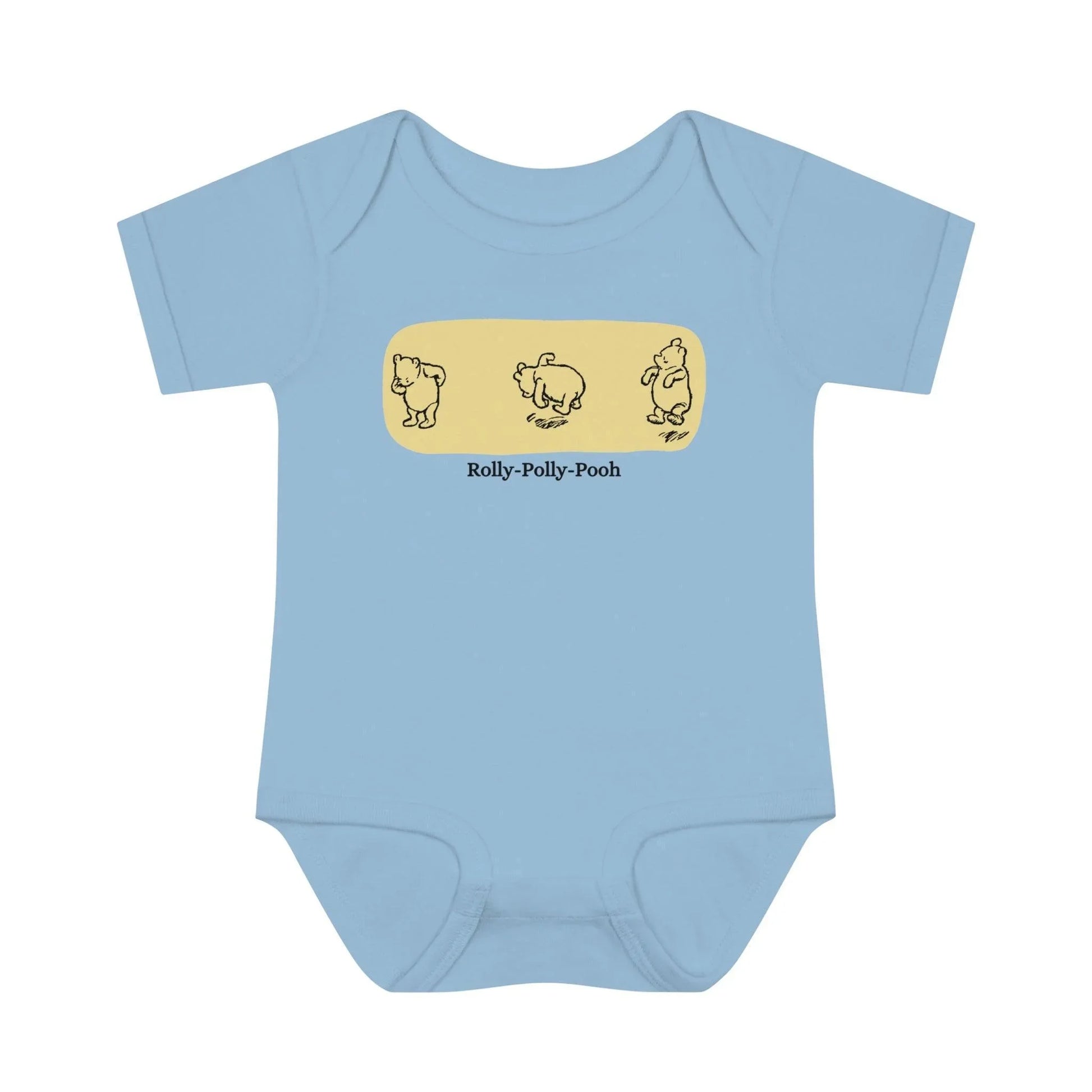 🧸 Rolly-Polly Pooh Onesie 🍯 Unisex Onesie ✨ A classic tale for a cuddly baby! - Whippie's