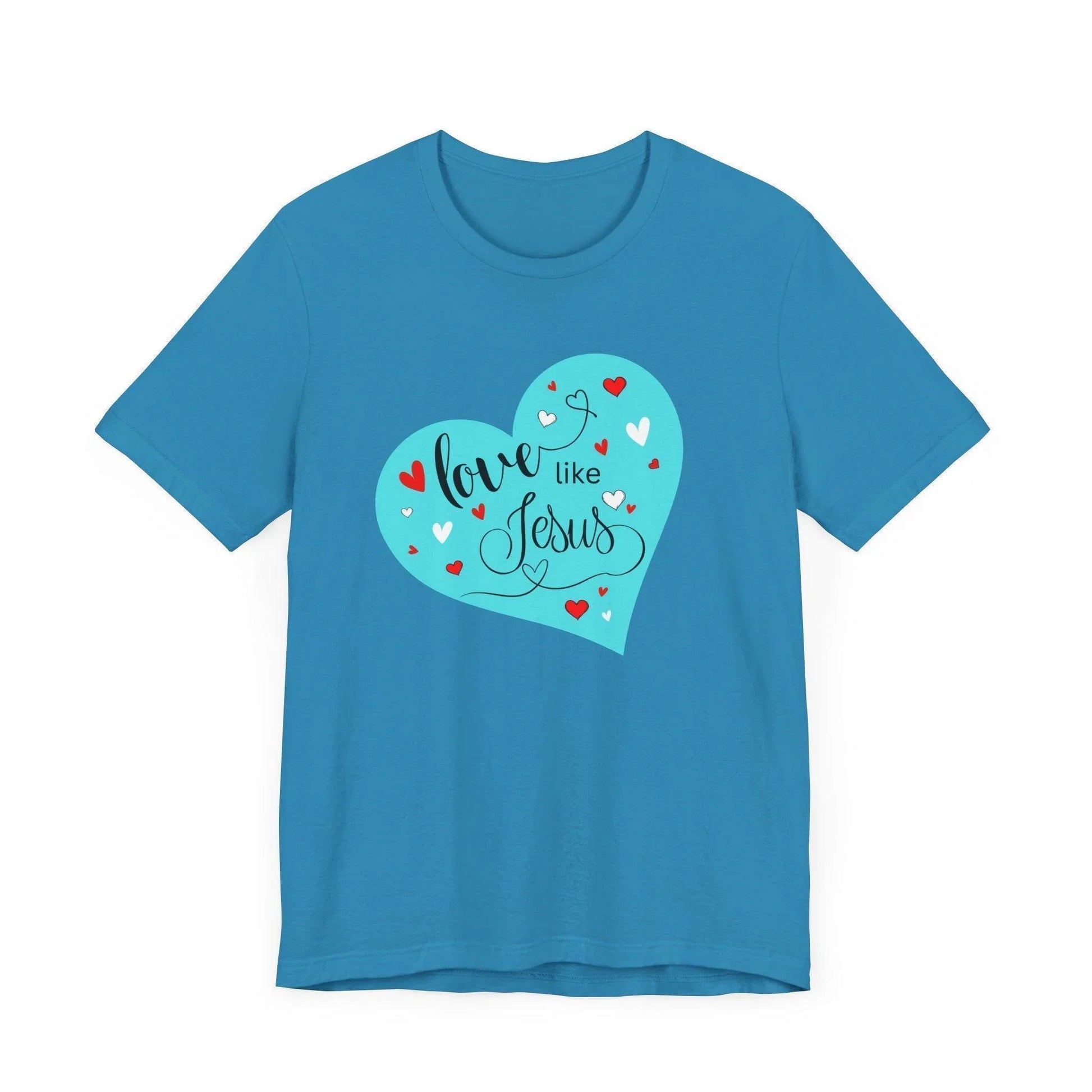 💙 Love Like Jesus ❤️ Unisex Jersey Tee ✨ Spread love and kindness. - Whippie's