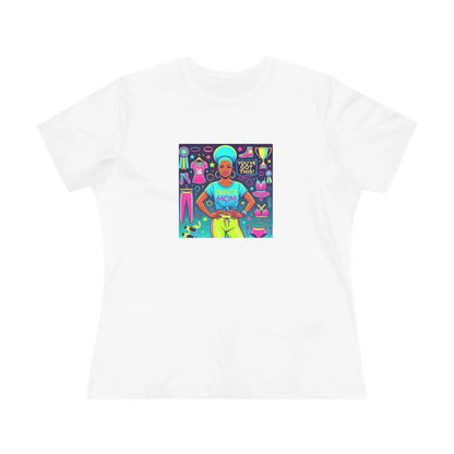 Dance Mom: You've Got This - Blue Hair Mom- You've Got This - Women's Softstyle Tee - Whippie's