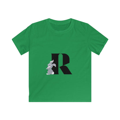 Alphabet Adventures: Letter R - Rabbit Youth T-Shirt - Whippie's