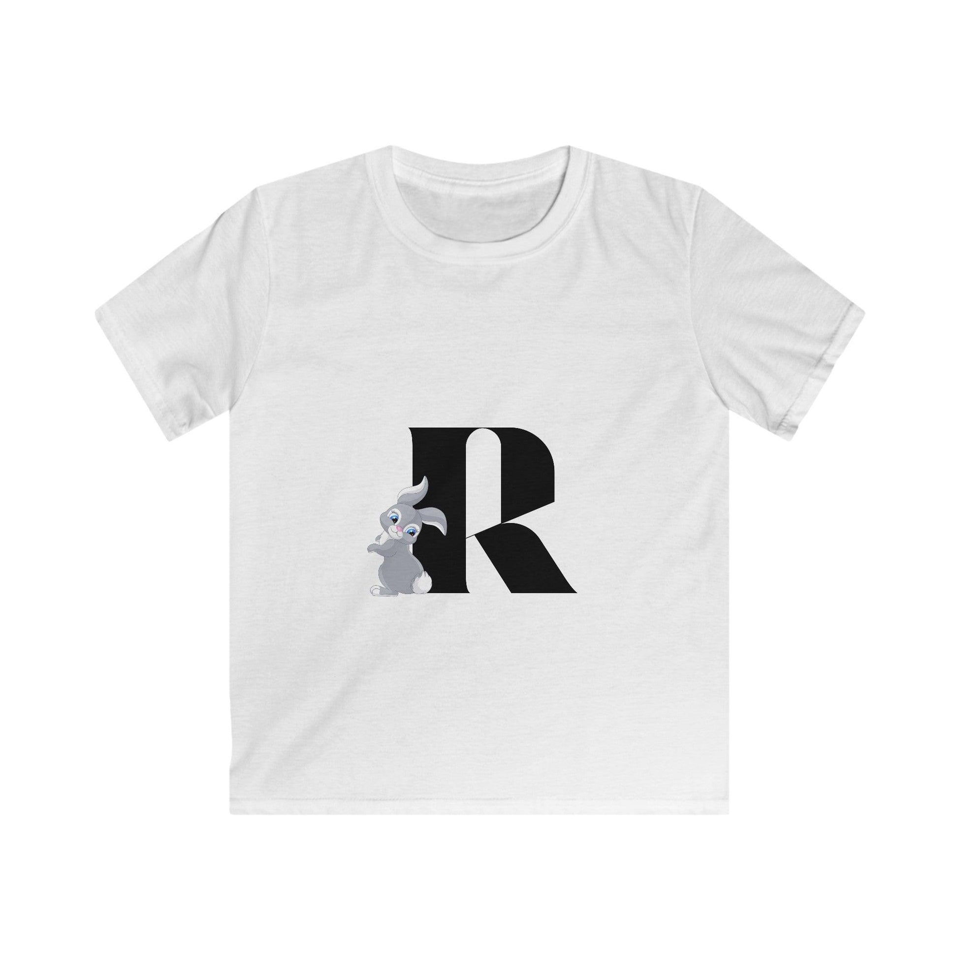 Alphabet Adventures: Letter R - Rabbit Youth T-Shirt - Whippie's