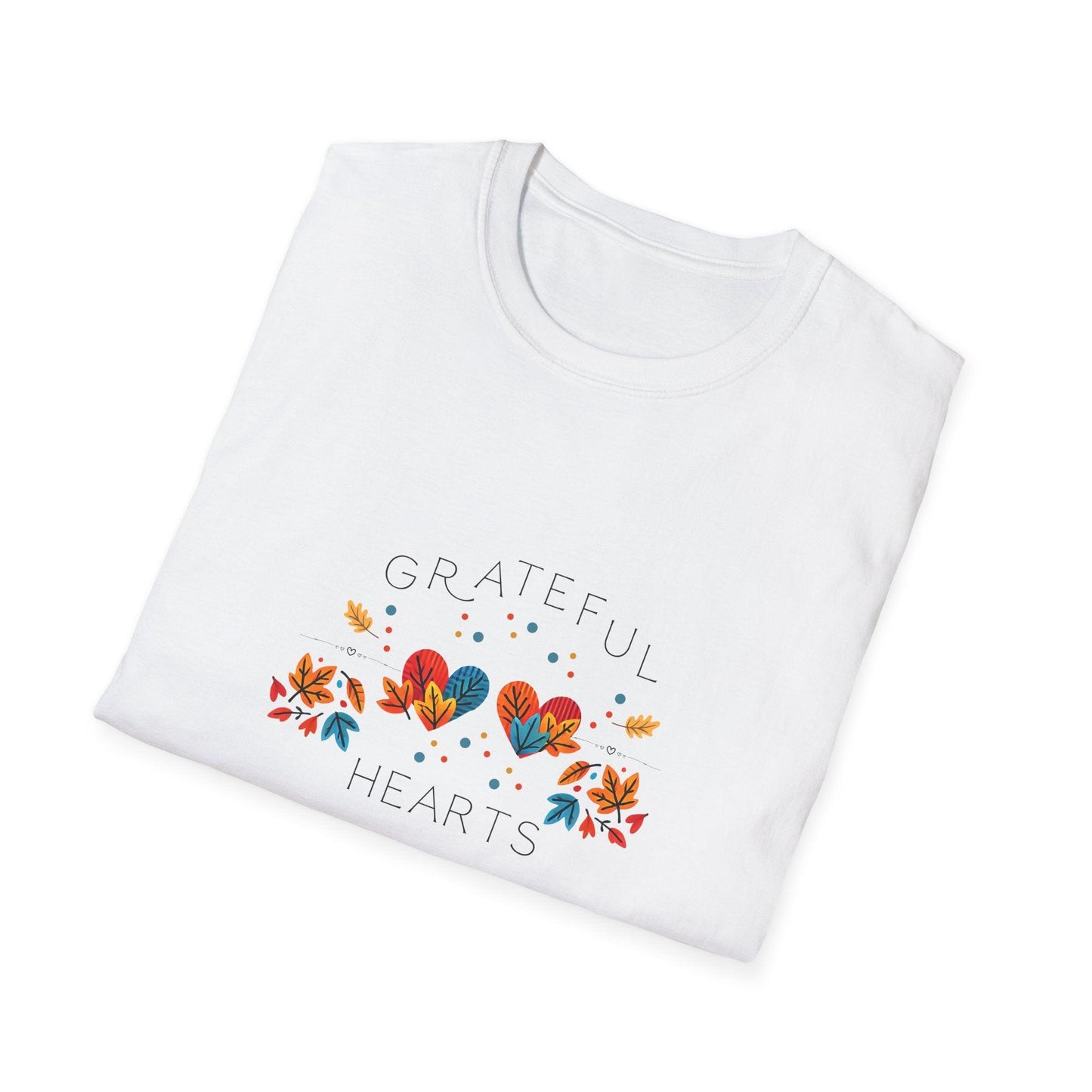 Grateful Hearts - A Family Affair 🧡💛❤️ - Two Hearts - Unisex T-Shirt - Whippie's