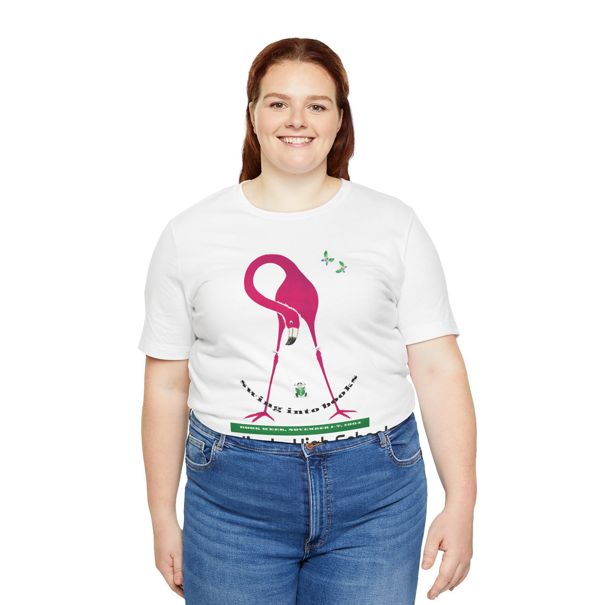 Swing into Books Retro Book Tshirt 1964