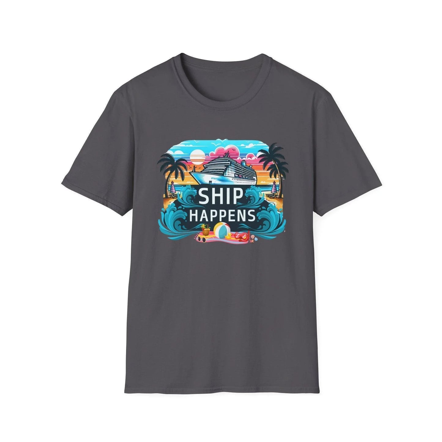 Ship Happens 🛳️🌊 Unisex Tee 🌴 (It's all part of the adventure! 😉) - Whippie's