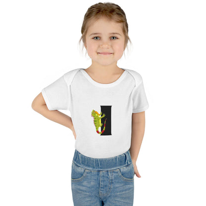Alphabet Adventures: Letter I - Incredible Iguana Baby Onesie I is for Incredible Iguana! - Whippie's