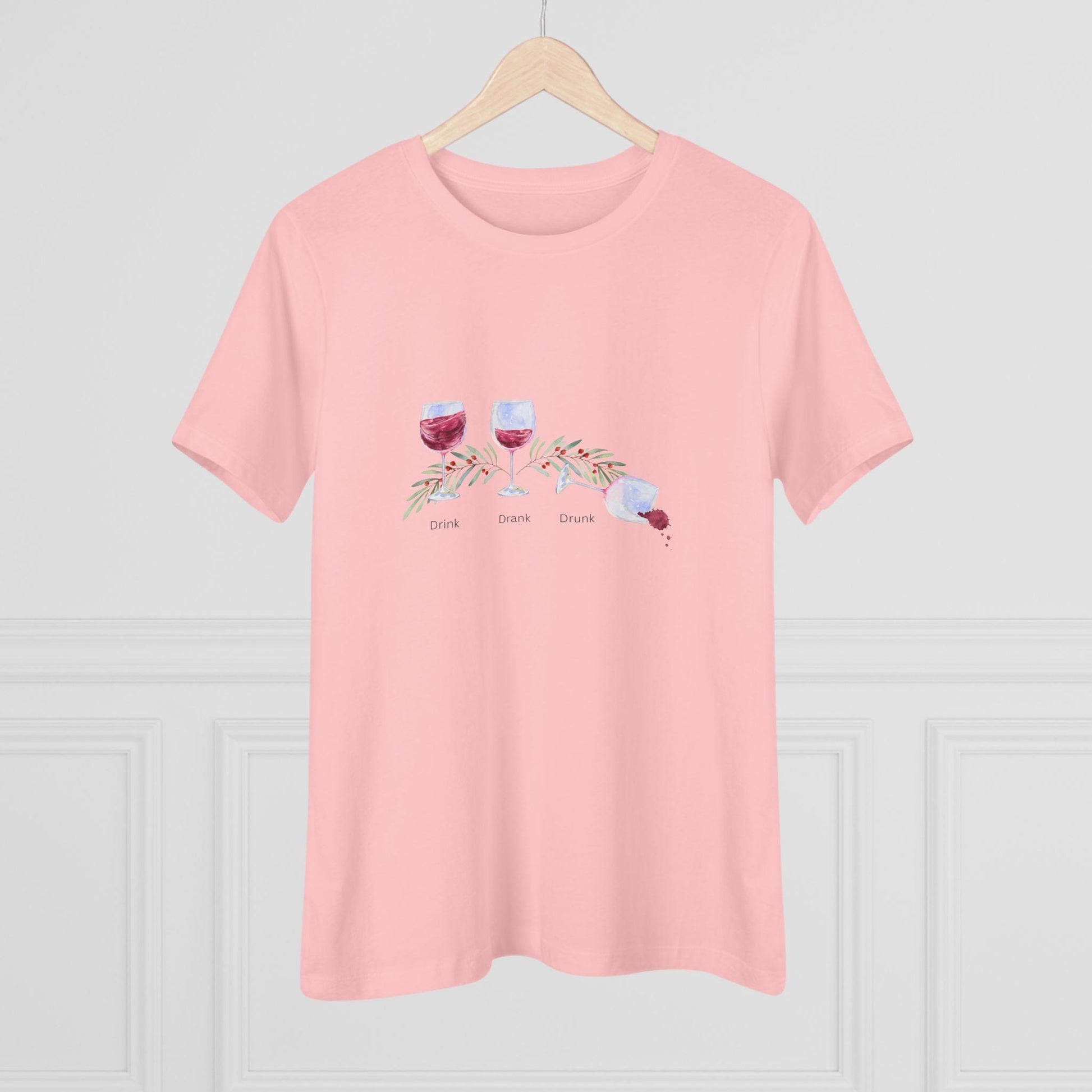 Drink, Drank, Drunk - Christmas Edition - 'Tis the Season to be Tipsy! 🍷🎄 - Women's Softstyle Tee - Whippie's