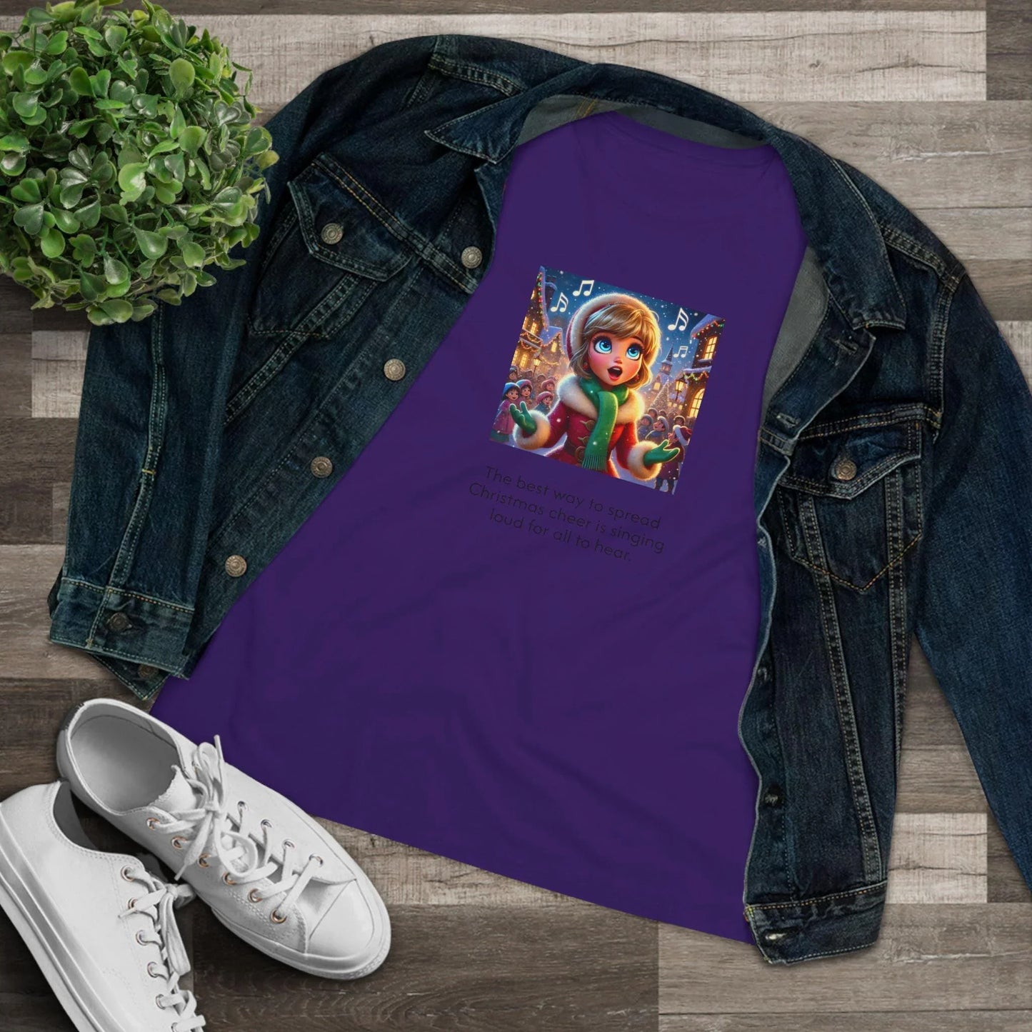 Caroler - Christmas Cheer - BHB Girl - Women's Tee - Whippie's