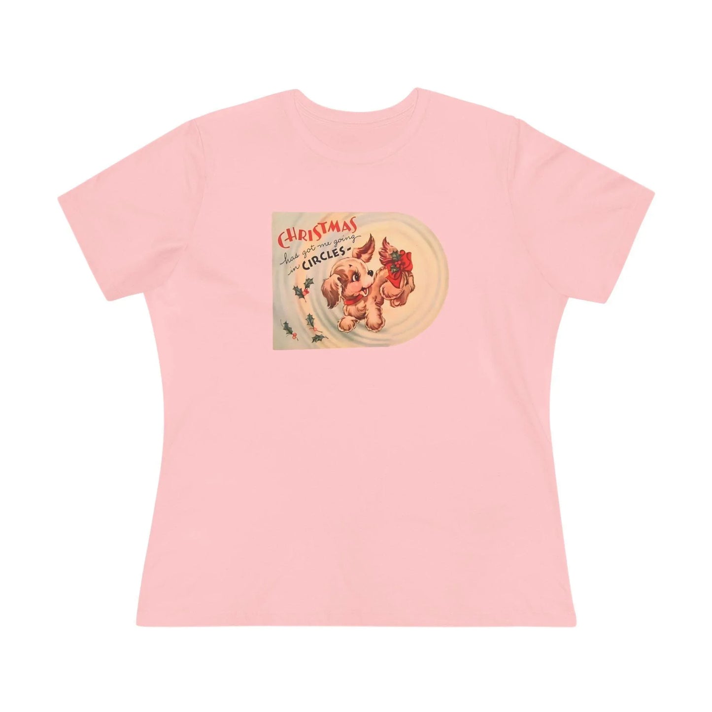 Christmas Has Me Going in Circles - Women's Softstyle Tee - Whippie's