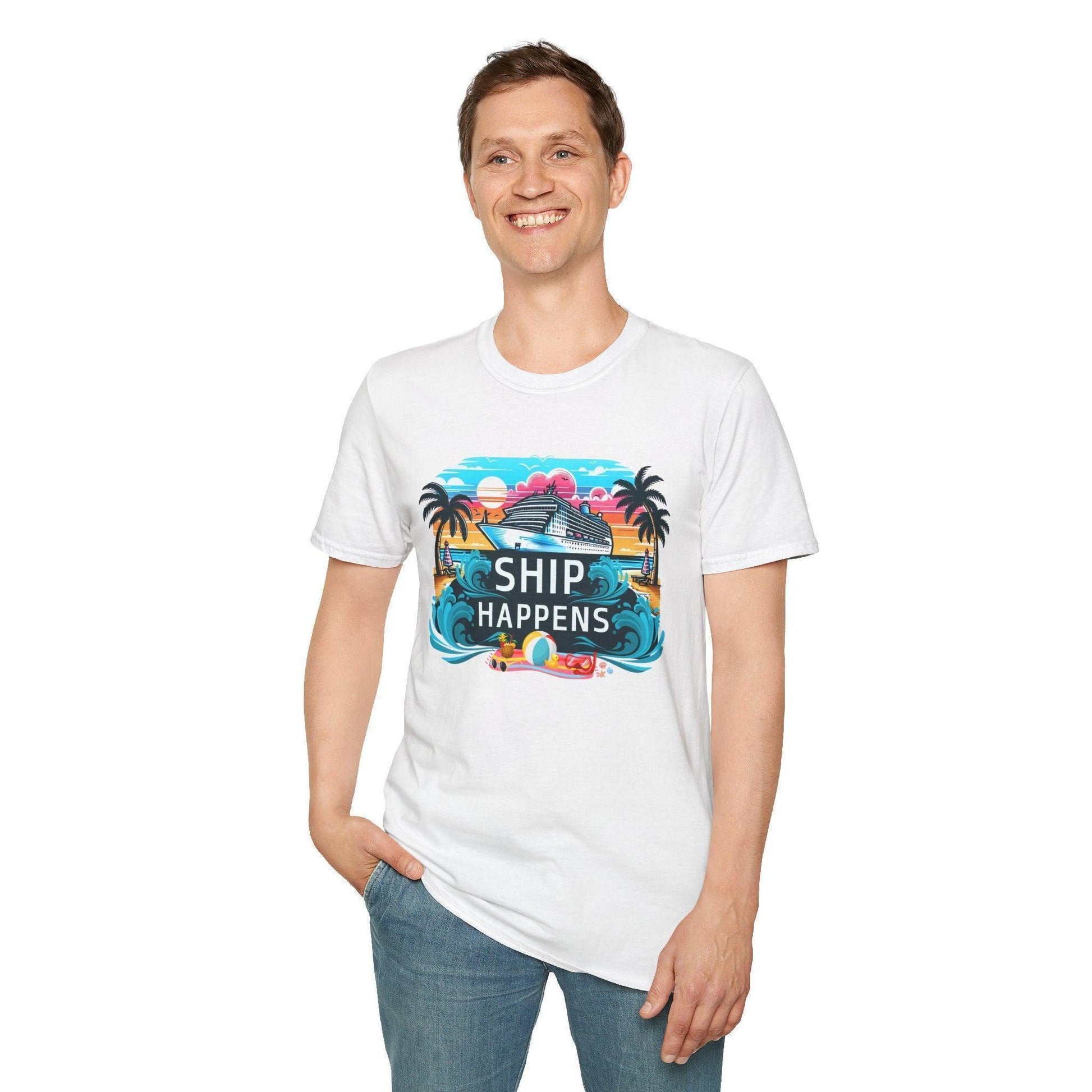 Ship Happens 🛳️🌊 Unisex Tee 🌴 (It's all part of the adventure! 😉) - Whippie's