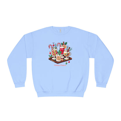 Christmas Cocktail Sweatshirt | Holiday Cheers Unisex Crewneck
