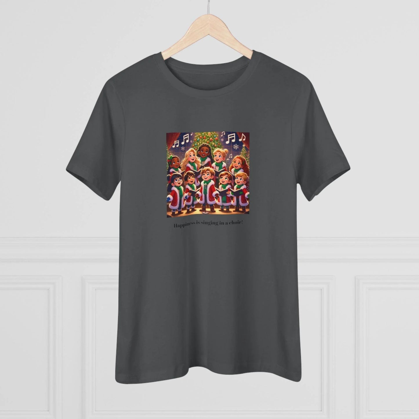 Happiness is Singing in a Choir - Women's Tee - Whippie's
