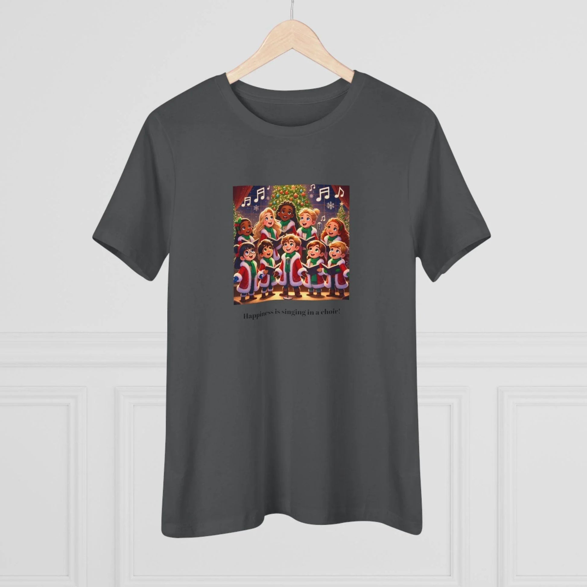 Happiness is Singing in a Choir - Women's Tee - Whippie's