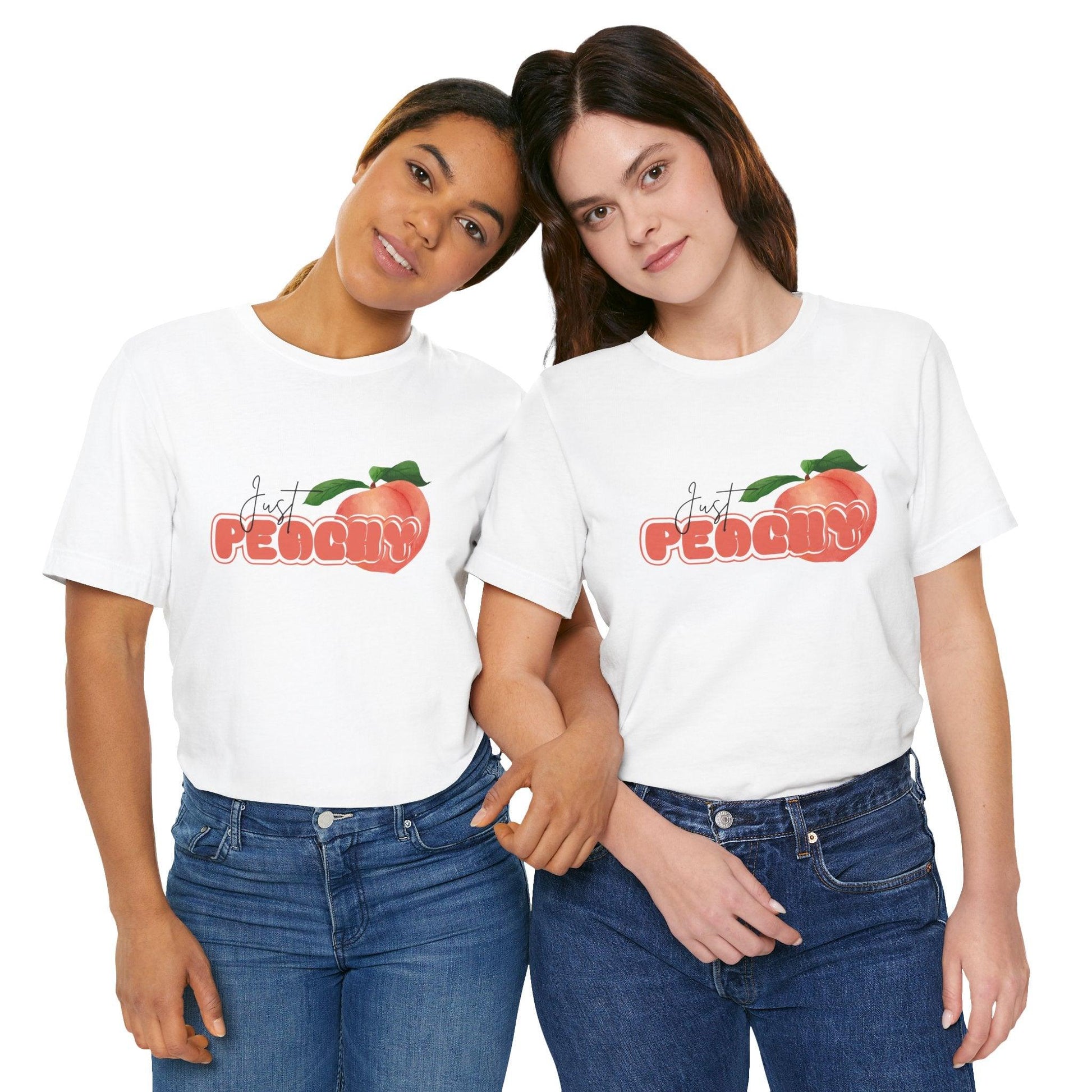 Just Peachy Unisex Jersey Tee - 🍑 Embrace the Sweetness of Life! 🍑 - Whippie's