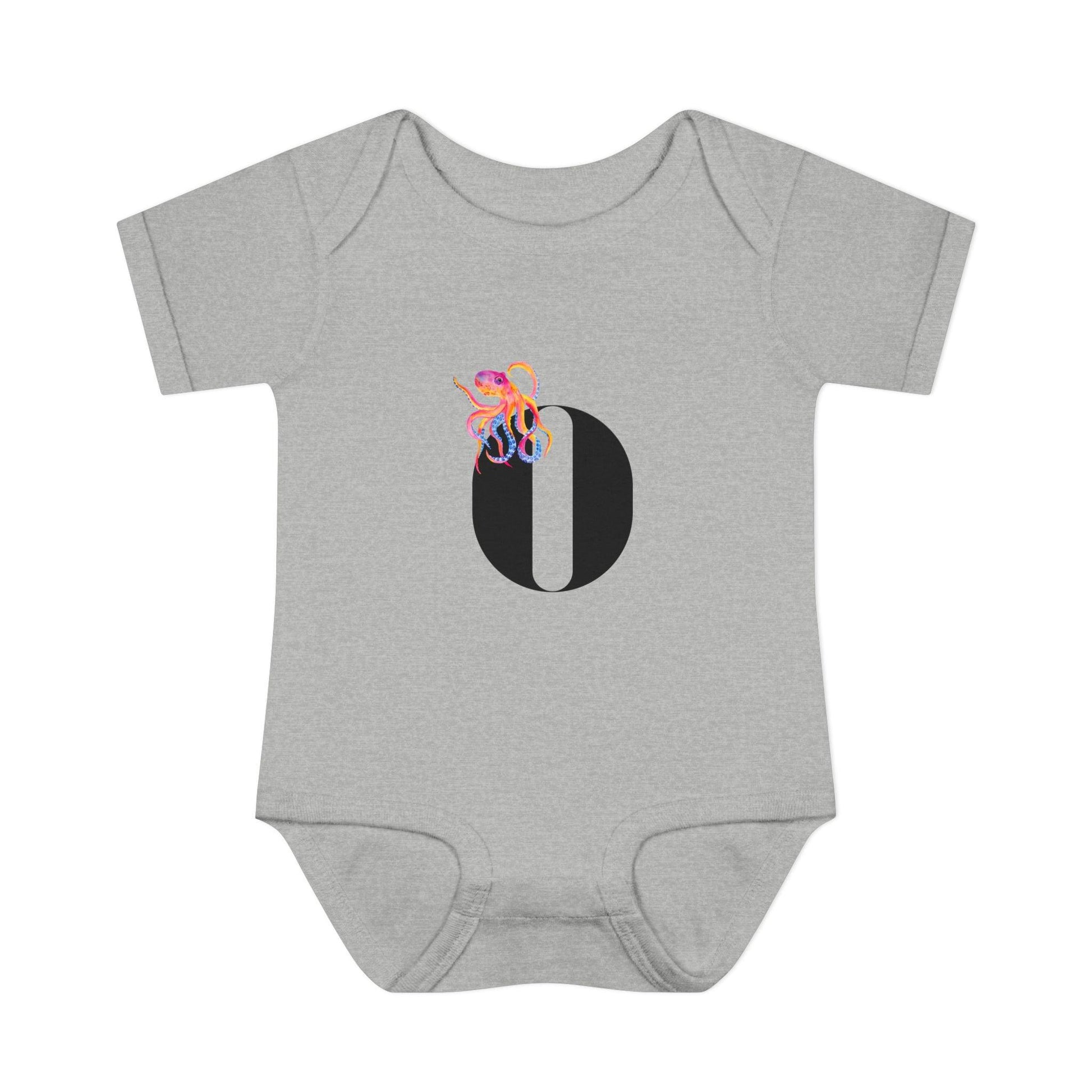 Alphabet Adventures: Letter O - Outrageous Octopus Baby Onesie - Whippie's