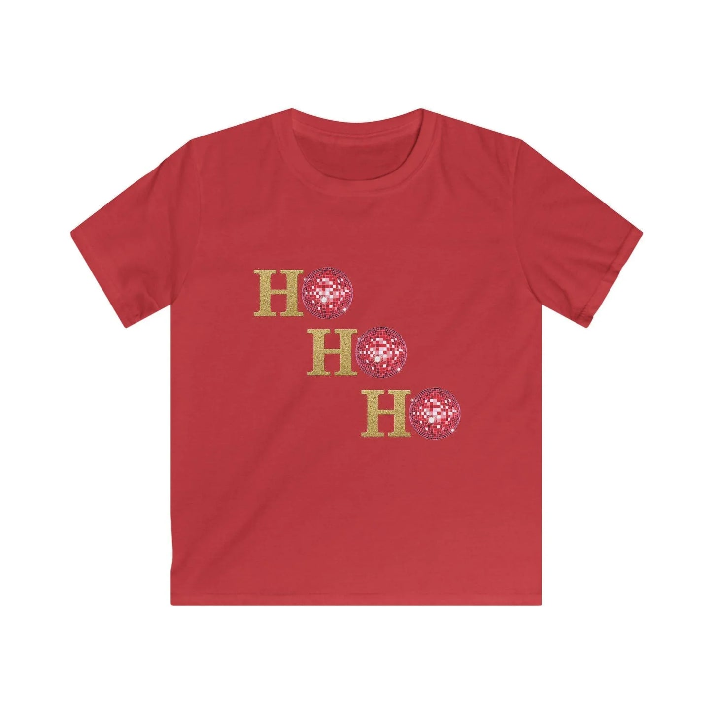 Ho Ho Ho Kids' Tee ✨ (with Disco Ball O's!) - Whippie's