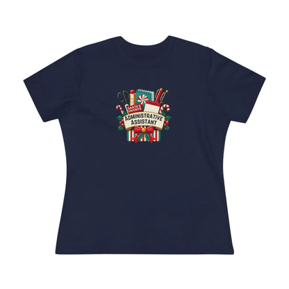 Santa's Favorite Administrative Assistant - Women's Softstyle Tee - Whippie's