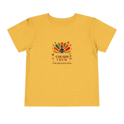 Cousin Crew Thanksgiving - Toddler Short Sleeve Tee - Whippie's