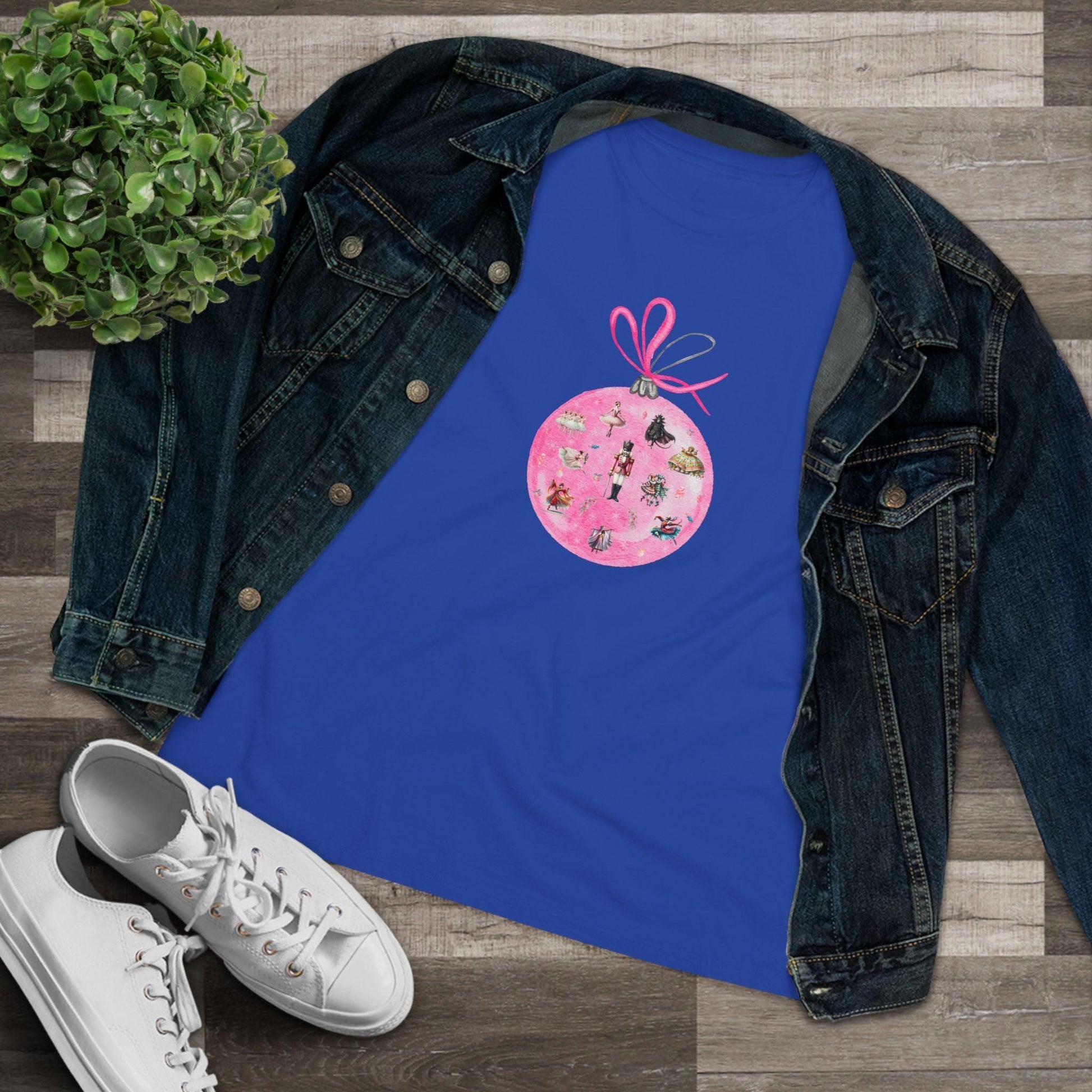 Nutcracker Ornament - A Whimsical Winter Wonderland! 🎄✨ Women's Softstyle Tee - Whippie's