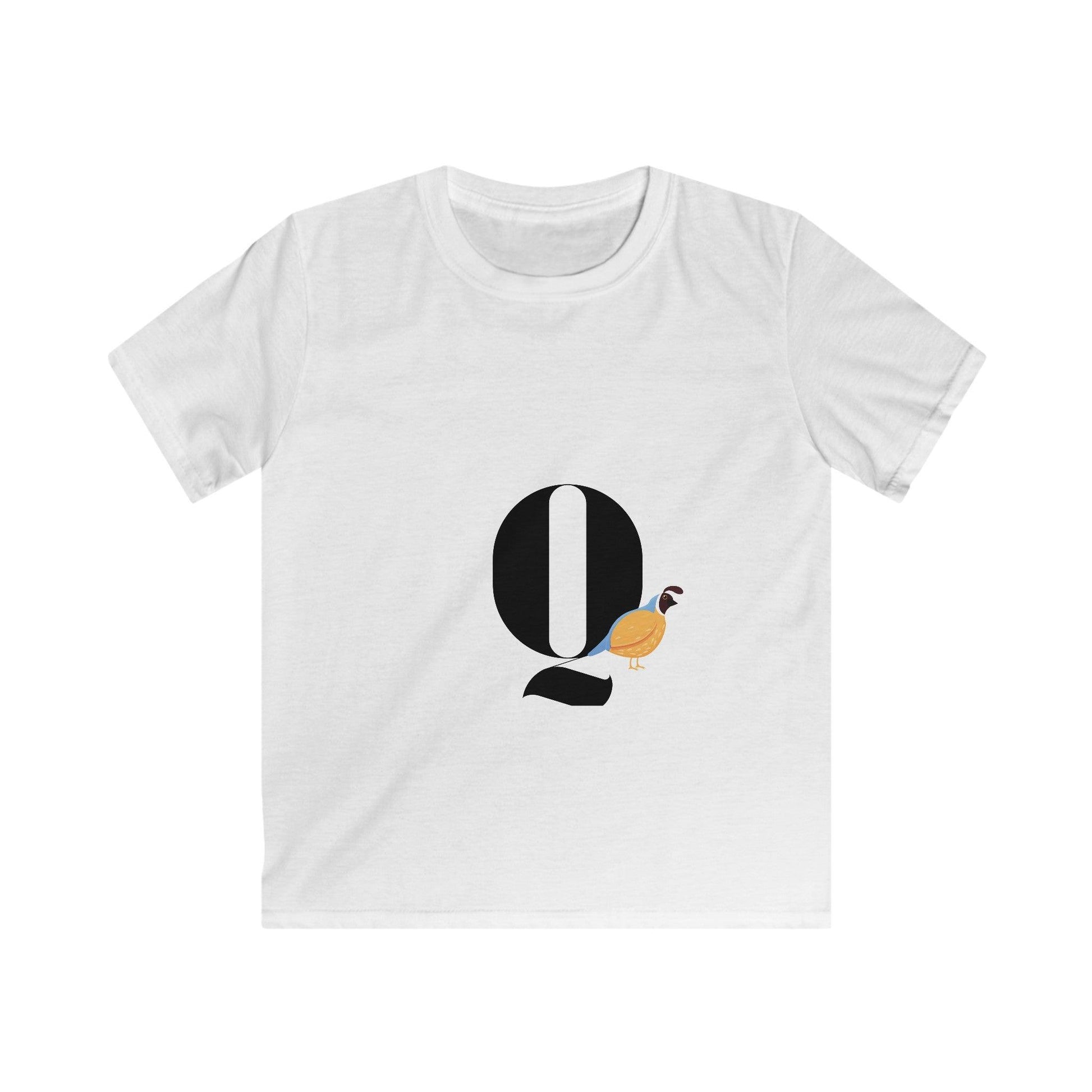 Alphabet Adventures: Letter Q - Quail Youth T-Shirt - Whippie's