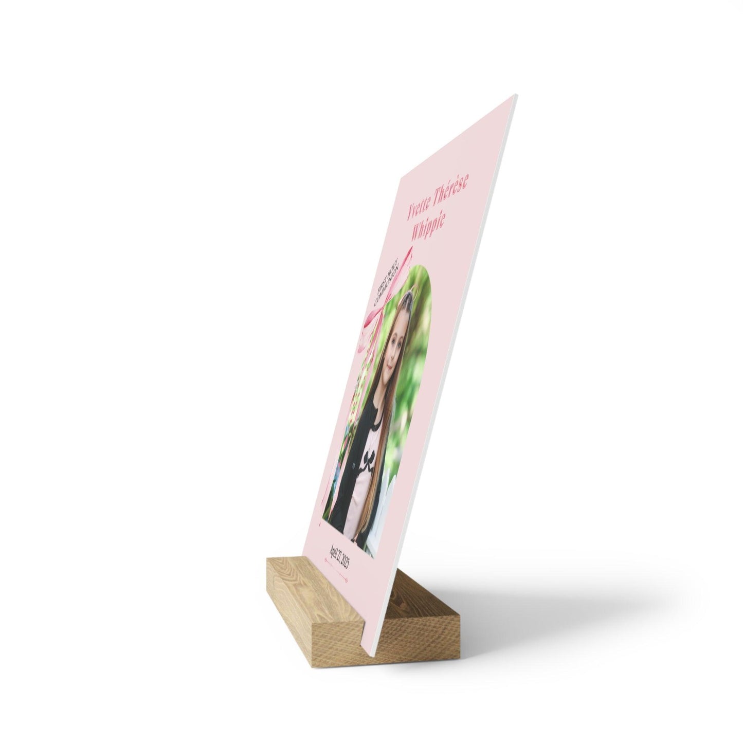 Personalized First Holy Communion Gallery Board with Stand - Whippie's