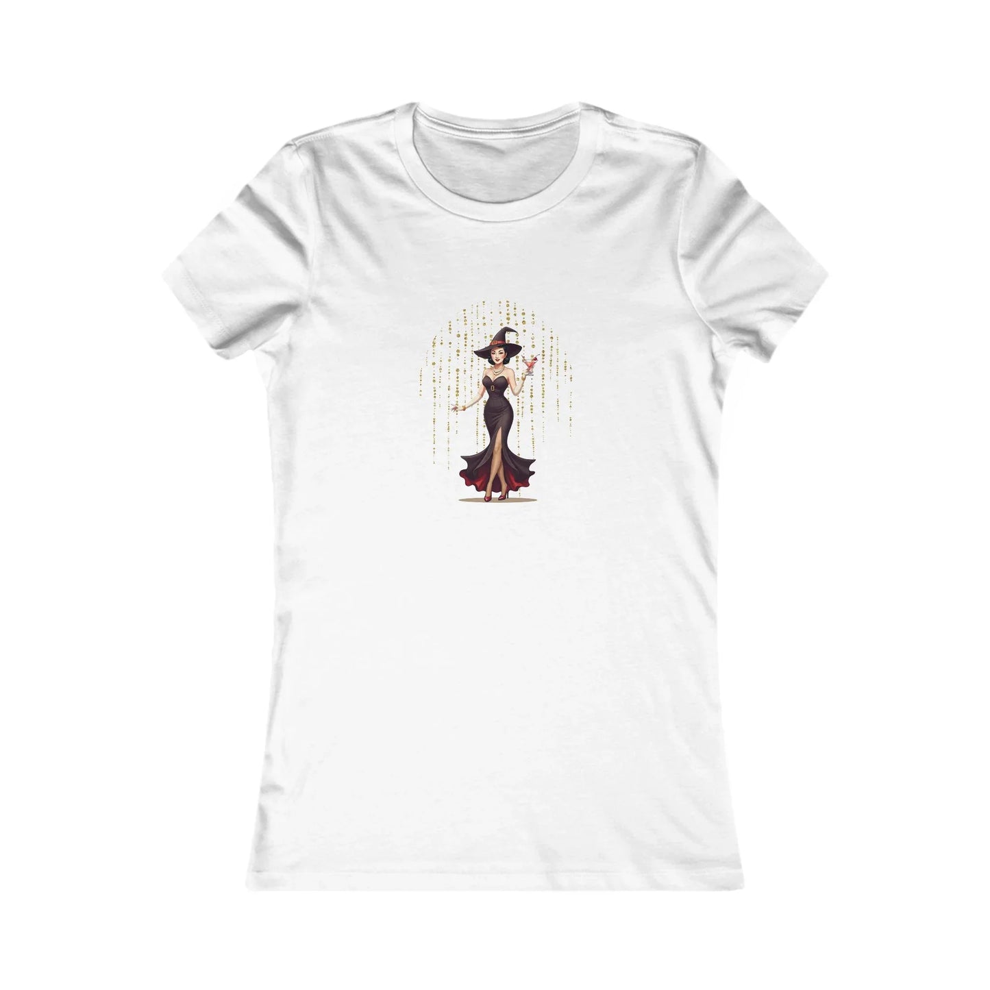 Mystic Empress: Bewitching Pinup Halloween Tee