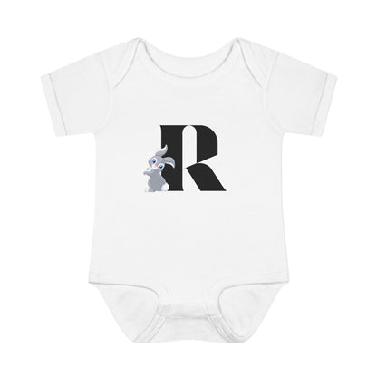 Alphabet Adventures: Letter R - Rad Rabbit Baby Onesie R is for Rad Rabbit! - Whippie's