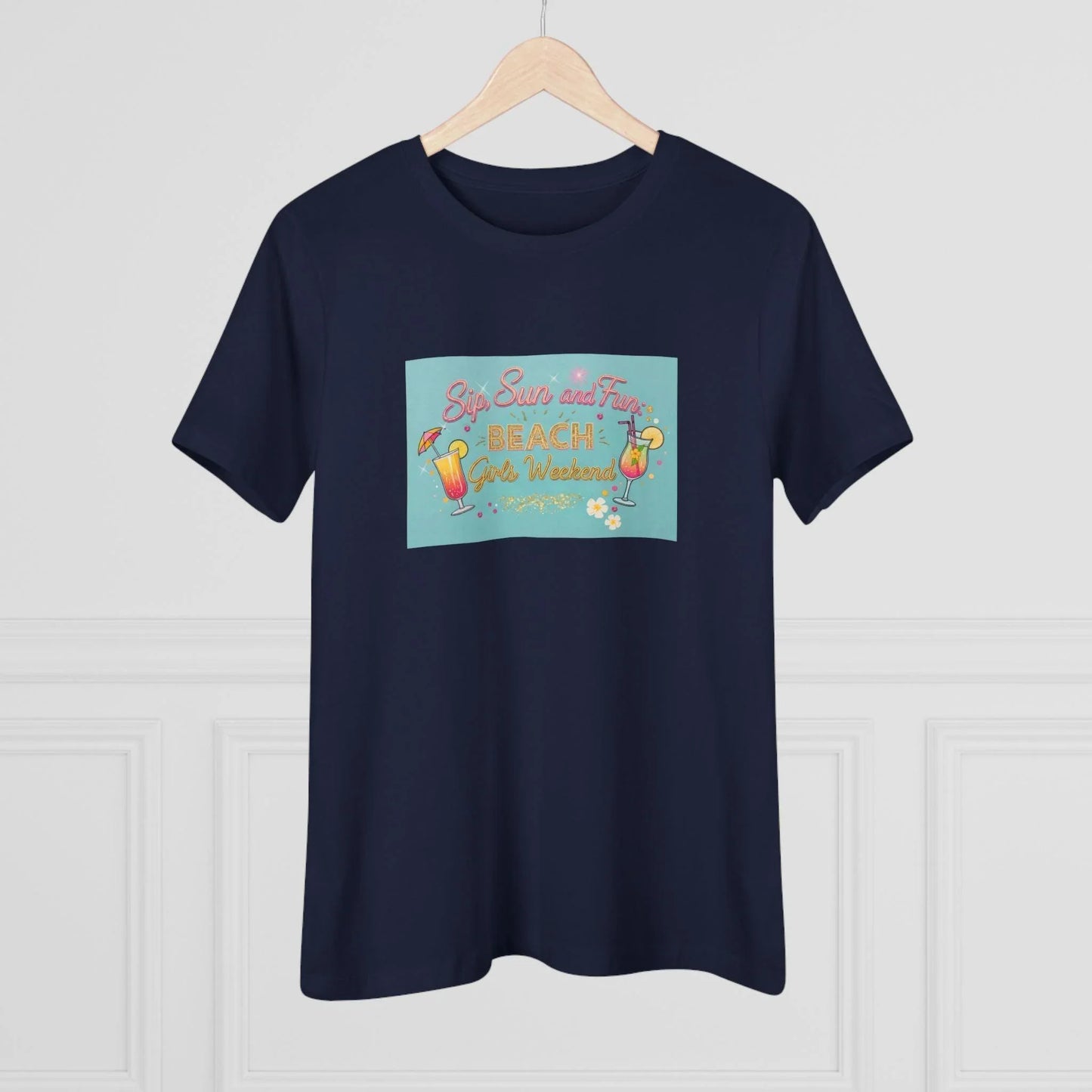 Sun, Sips, and Fun Beach Girls' Weekend - Women's Softstyle Tee - Whippie's