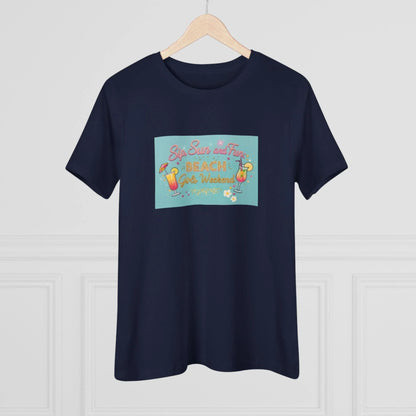 Sun, Sips, and Fun Beach Girls' Weekend - Women's Softstyle Tee - Whippie's