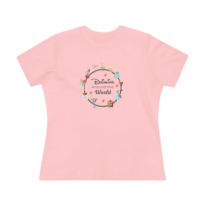 Drinking Around the World - Princess - Women's Softstyle Tee