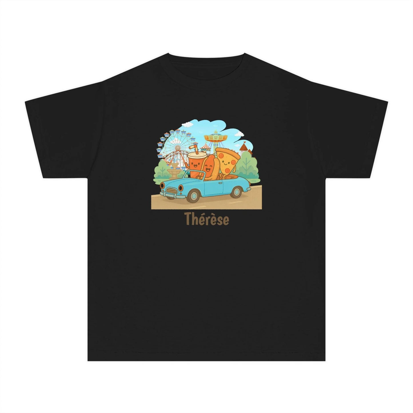 Fast Food Joyride Youth Tee - Fun & Whimsical Adventures! Personalizable